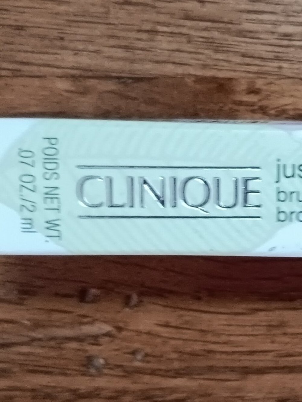 New Clinique just browsing brush on styling mousse